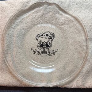 Day of The Dead glass plate